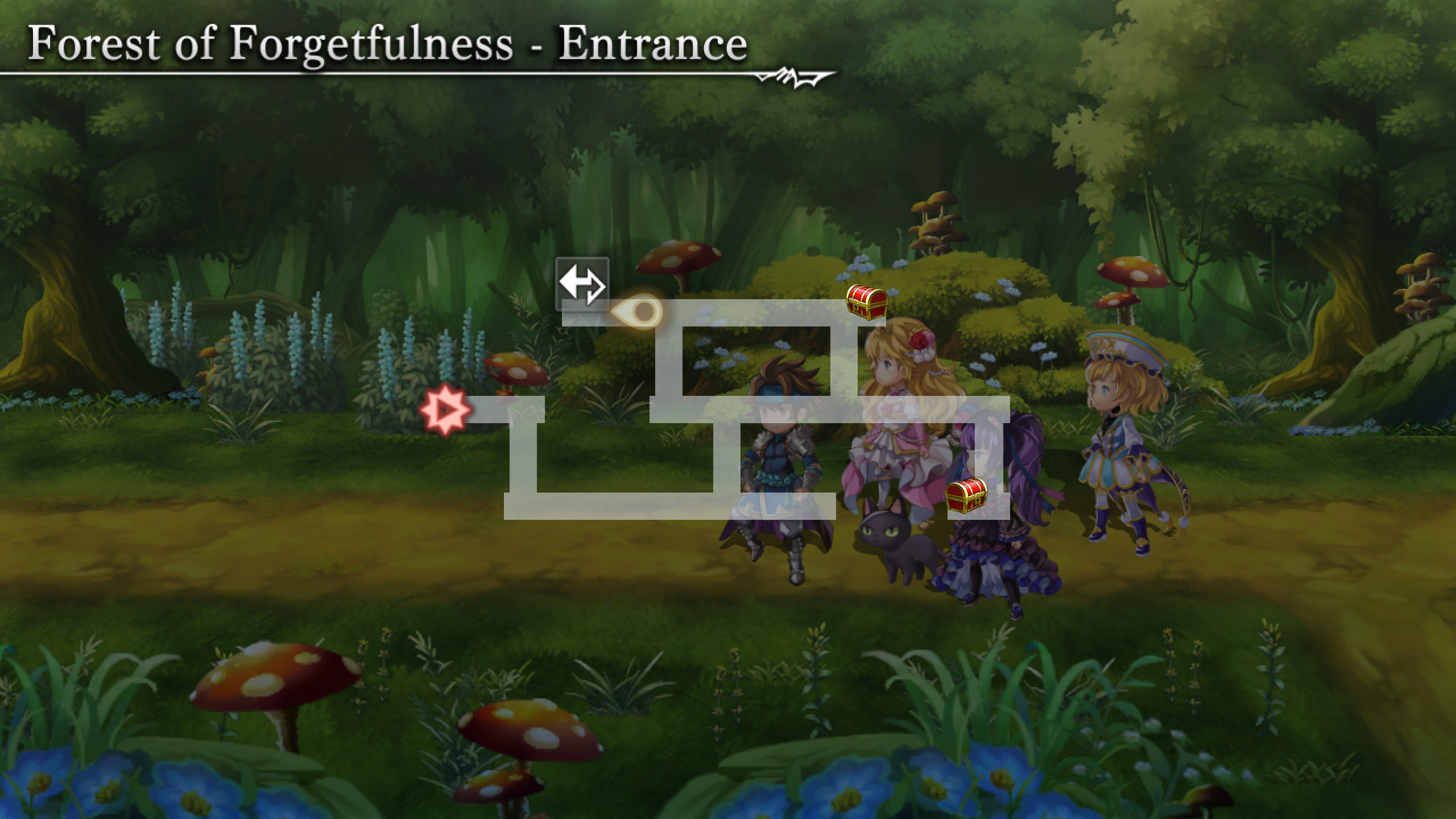Forest of Forgetfulness (Another Dungeon) Minimap 1.png